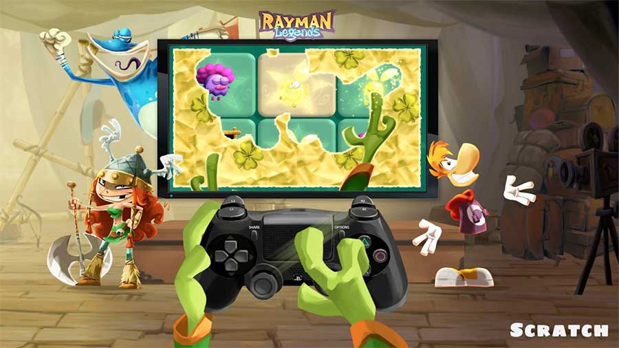 Rayman Legends PS4 Scratch