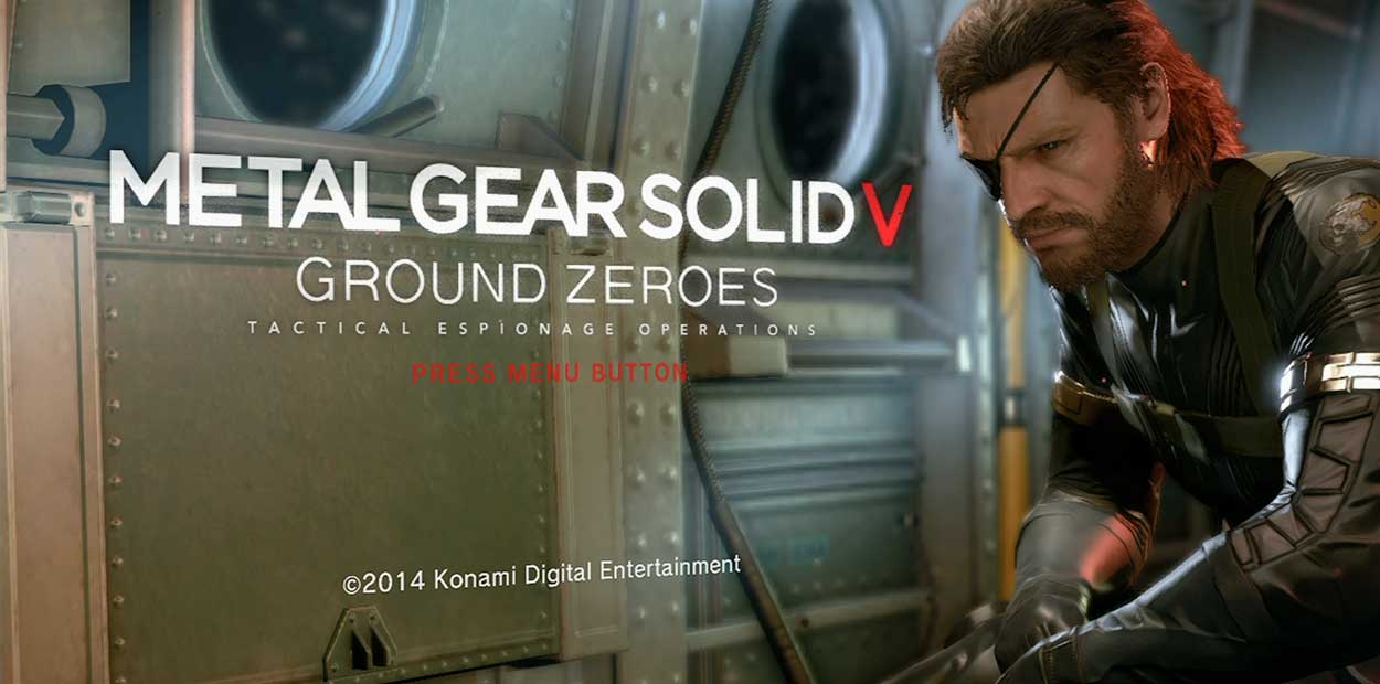 Test Xbox One Metal Gear Solid Ground Zeroes