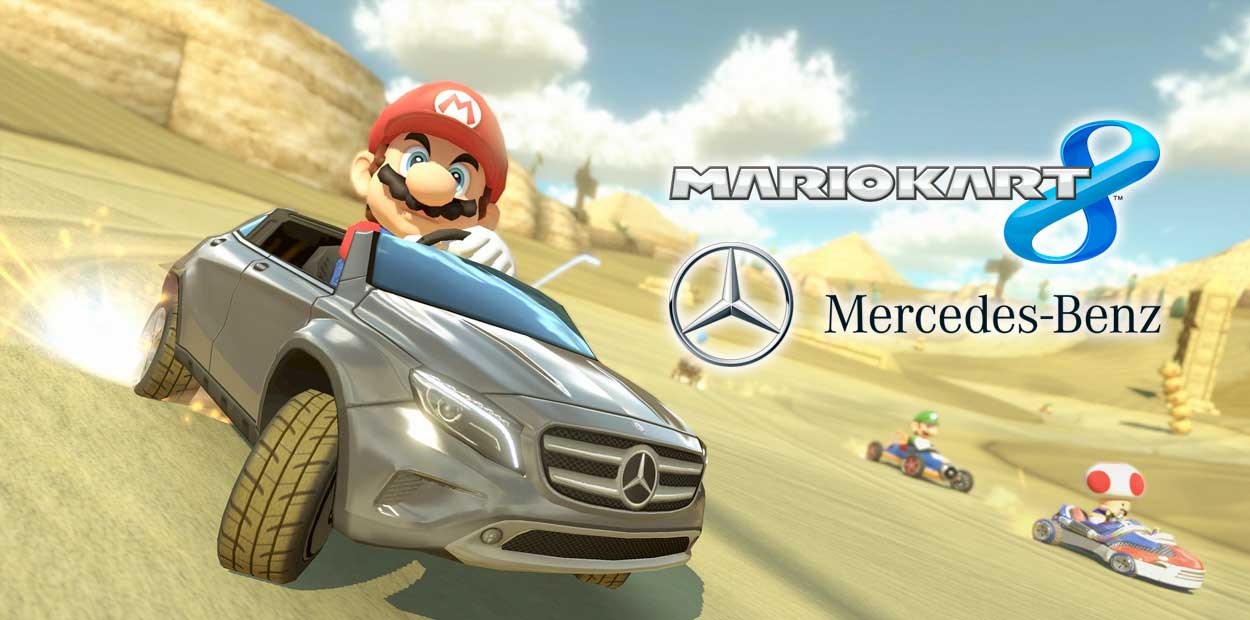 Mario Kart 8 Mercedez