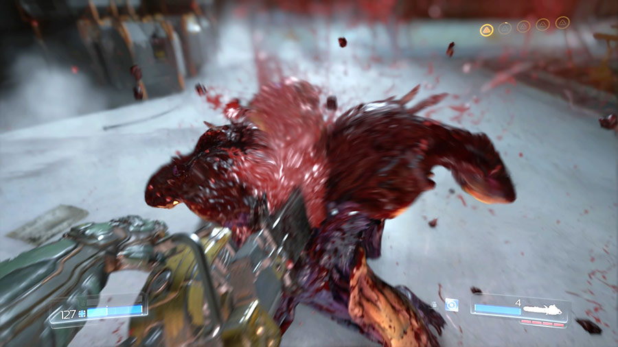 Doom test PS4 - Violence