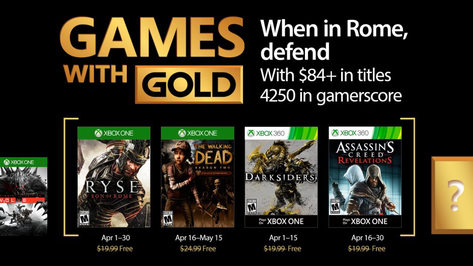 games with gold avril 2017