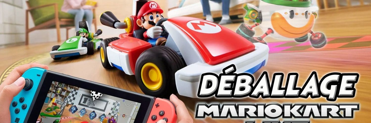 Déballage (unboxing) de Mario Kart Live: Home Circuit (Switch) - M2 Gaming