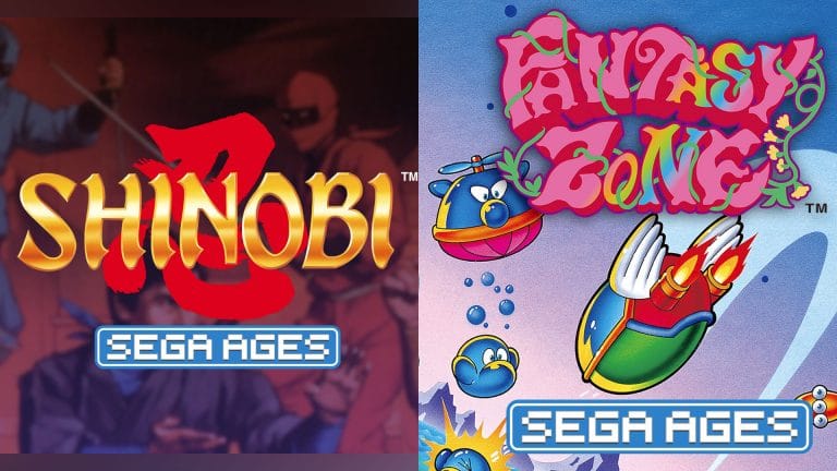 Test Sega Ages - Shinobi, Fantasy Zone