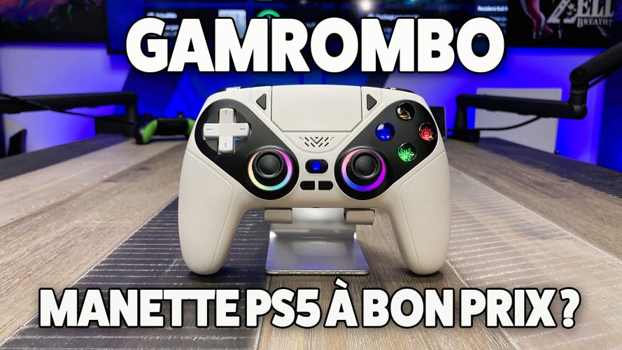 test manette sans fil gamrombo ps5 pc